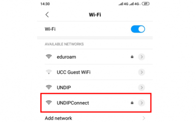 Panduan UNDIPConnect di Android